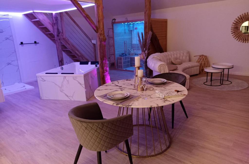 Basse-Bodeux Apartment | Loft blanc (baignoire balnéo et sauna)