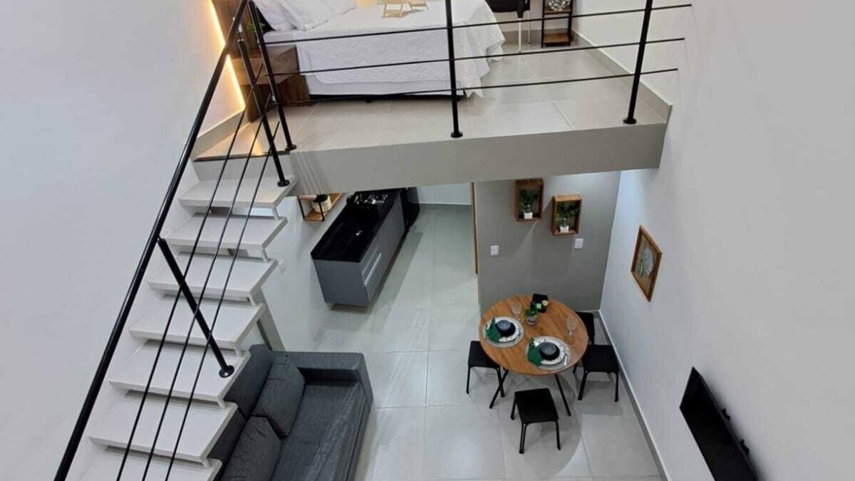 Indaiatuba Apartment | Loft 1 Completo no Jd América com estacionamento gratuito