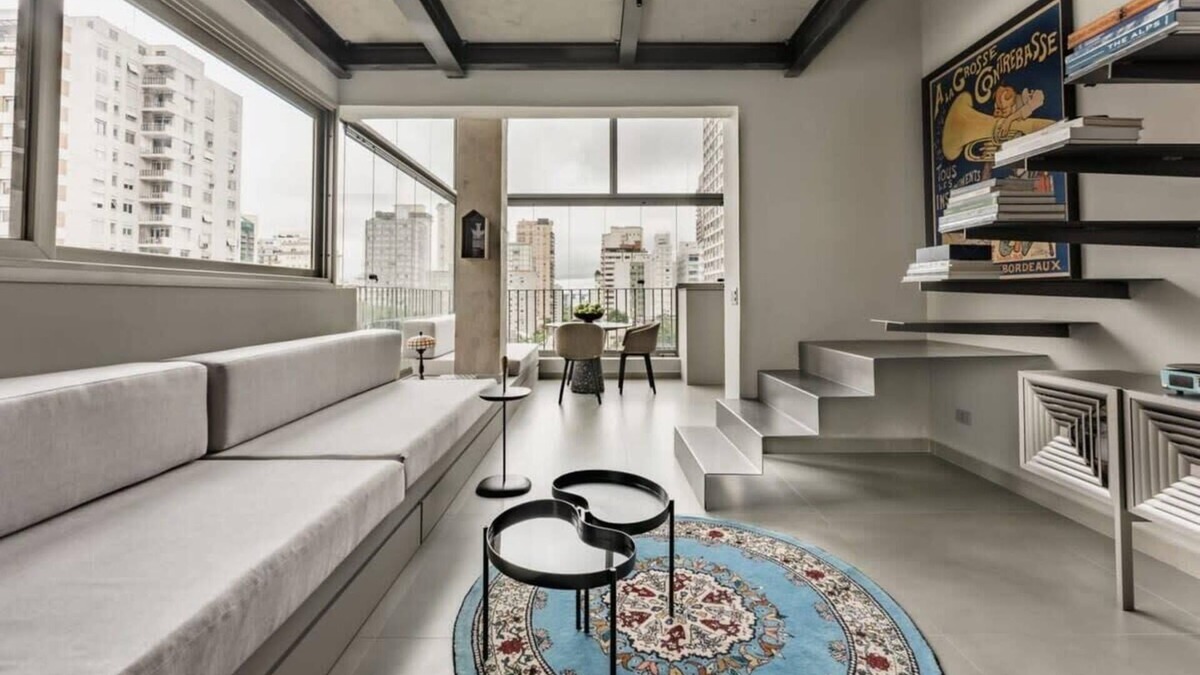 Cerqueira Cesar Apartment | Loft do Colecionador I Stylish Loft in Jardins