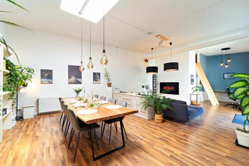 Kaiserlei House | Loft House 170qm, Central, Own Garden, Parking lot