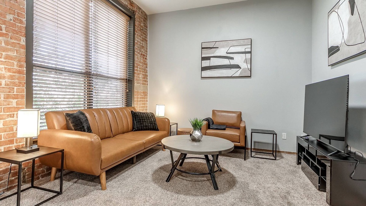 Bartlesville Apartment | Loft in the heart of Downtown in Historic Building!