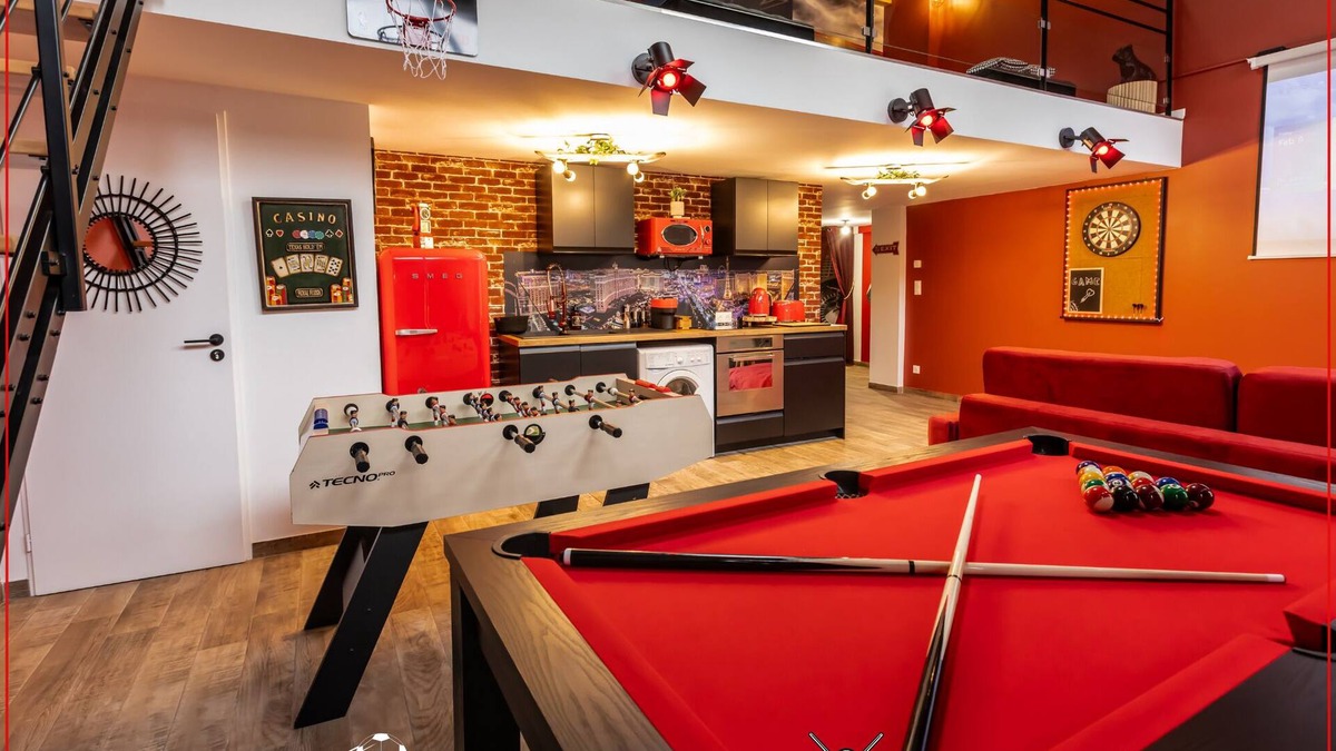 Jacquard - Prefecture Apartment | Loft "las Vegas Game's" 🎰 Casino Babyfoot 🎲 Bar Jeux 🎮 PS5 🍿cinéma