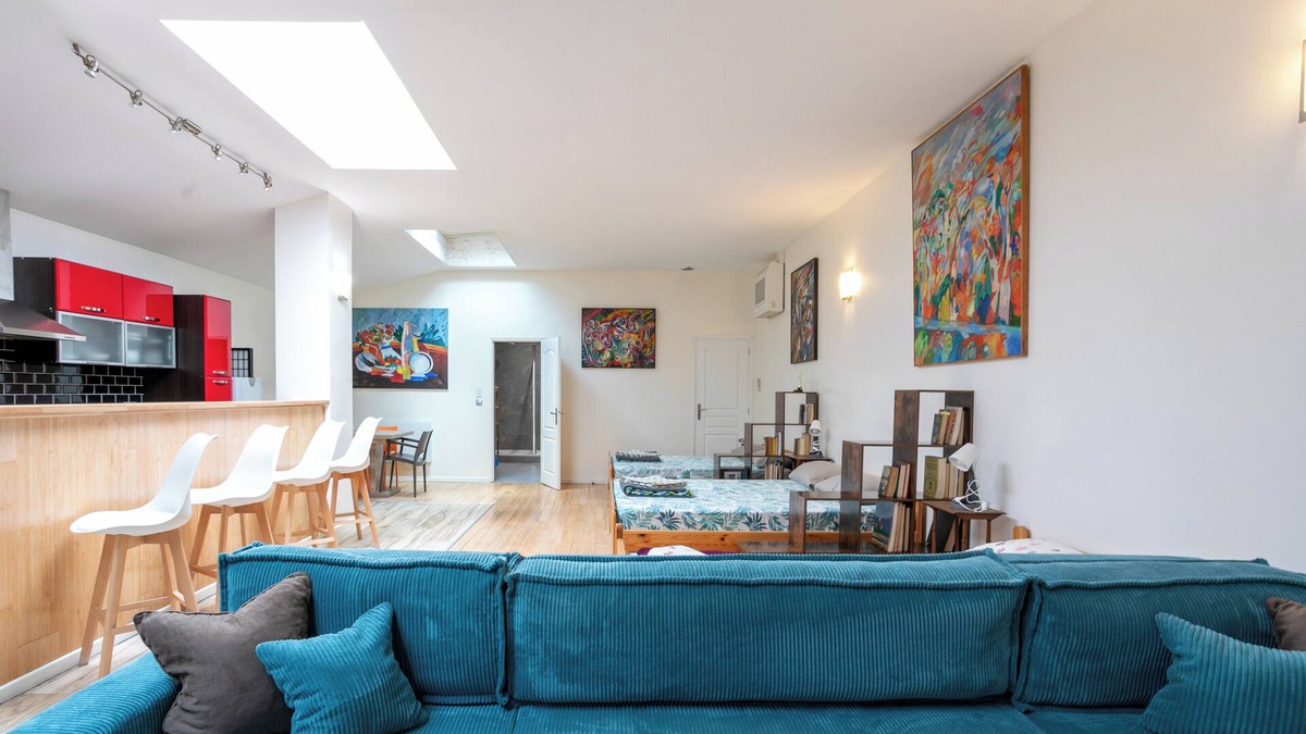 Pantin Apartment | Loft near métro north of Paris