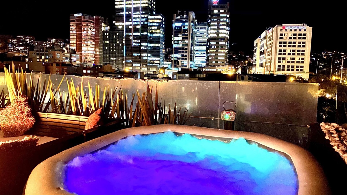 Santa Ana Apartment | Loft + private terrace with jacuzzi, fireplaces, cinema, panoramic view