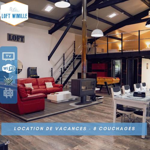 Wimille House | Loft Spacieux à Wimille, Proche de Nausicaa et des Plages, 8 couchages