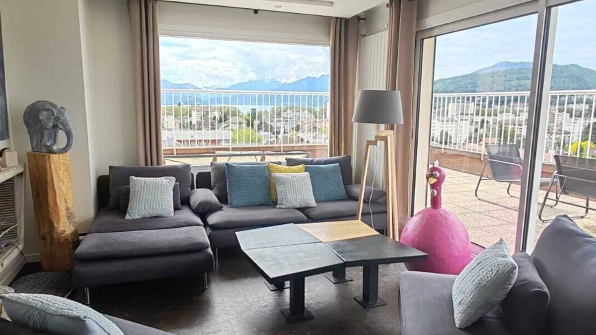 Annecy Apartment | Loft - Toit Terrasse Panoramique Avec Vue à 360°