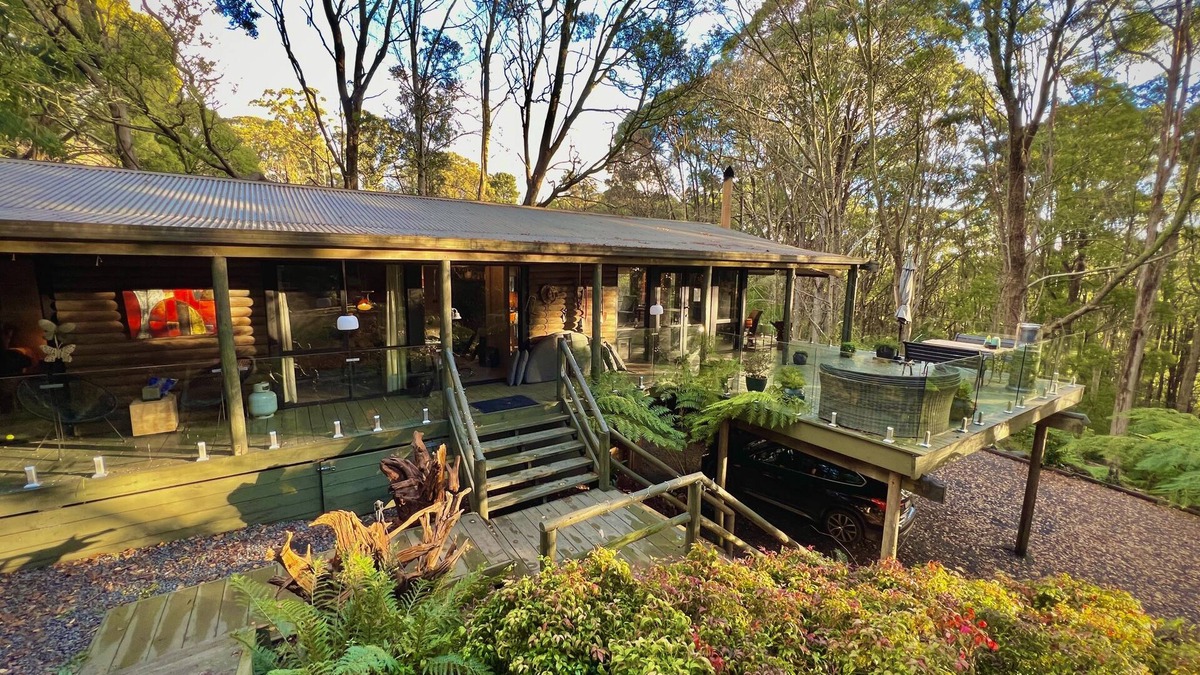 Sassafras House | 🔺Log Cabin🔺3BDR🔺2BR 🔺Quiet 🔺In Forrest