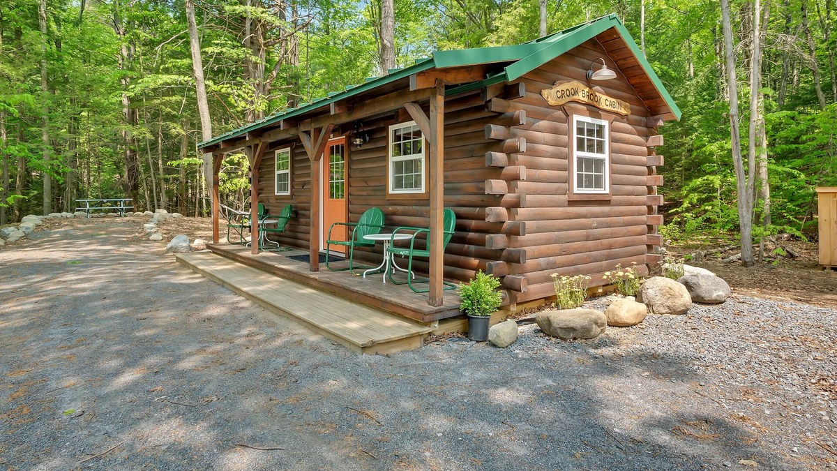 Middle Grove Cabin | Log Cabin at former girls' summer camp on 60 acres