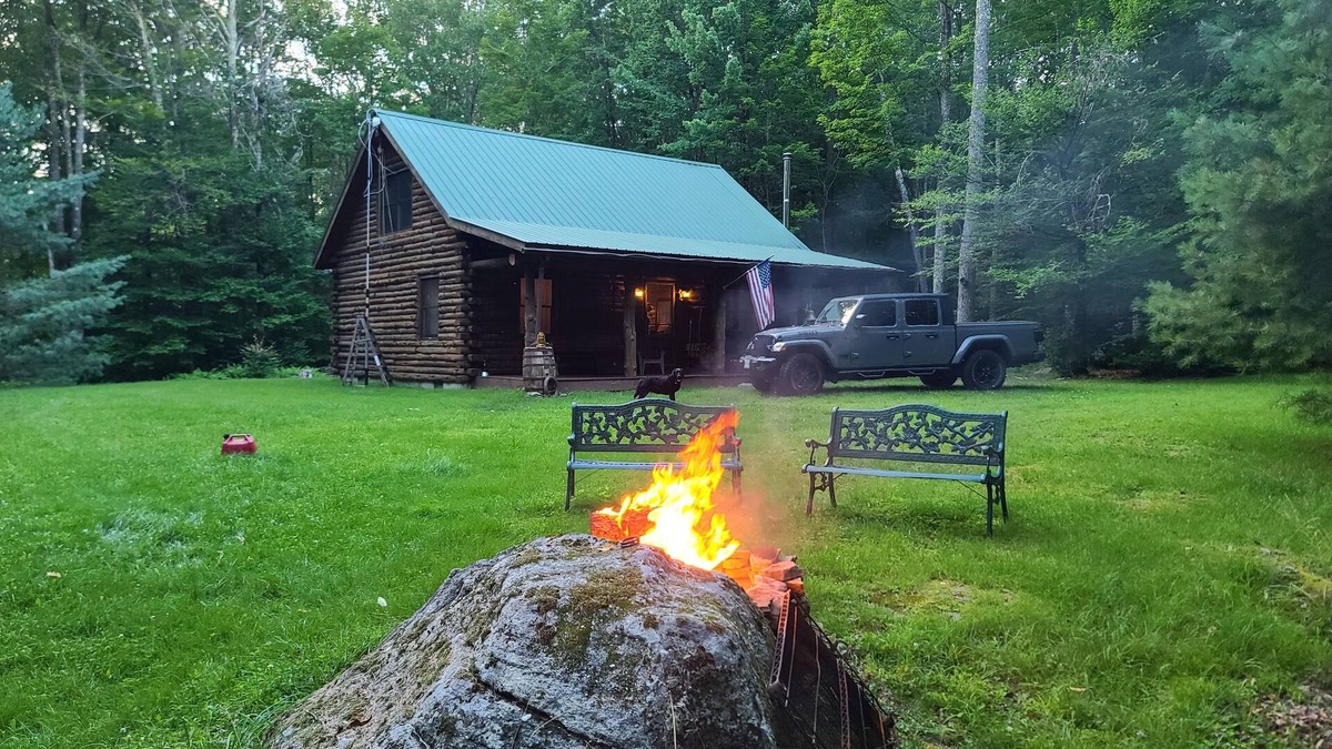 Claryville Cabin | Log cabin in the woods of Claryville, NY.