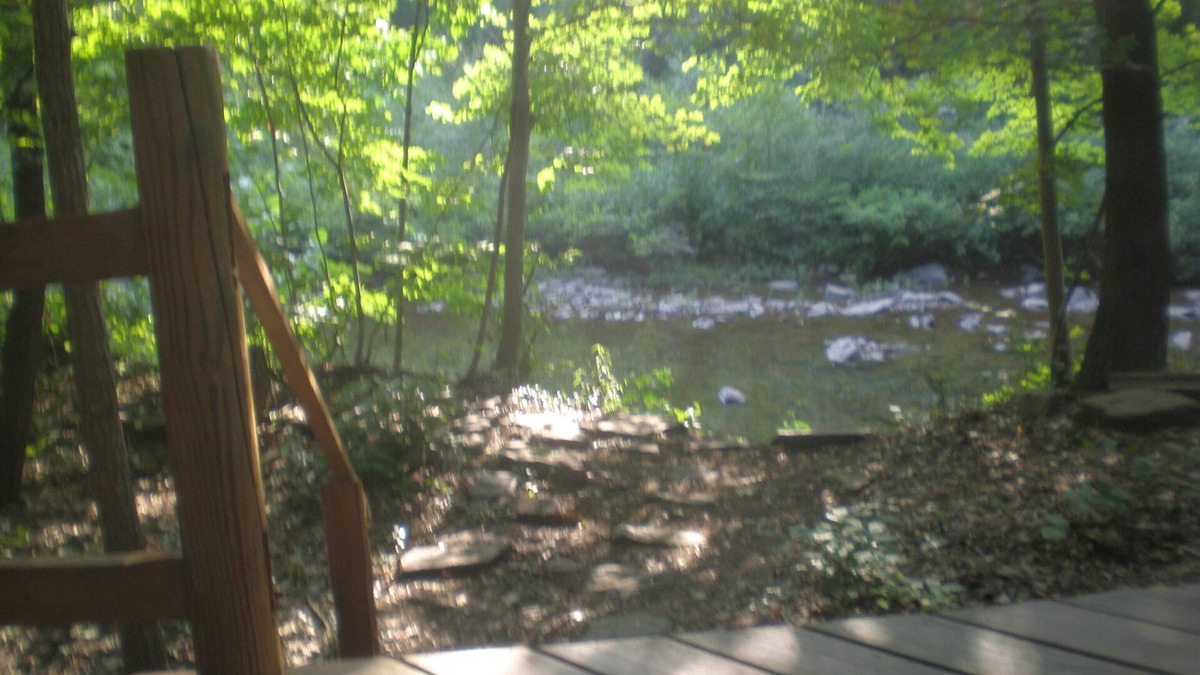 Berkeley Springs Cabin | Log Cabin on Sleepy Creek- Enjoy the Seclusion and Sounds of the Water