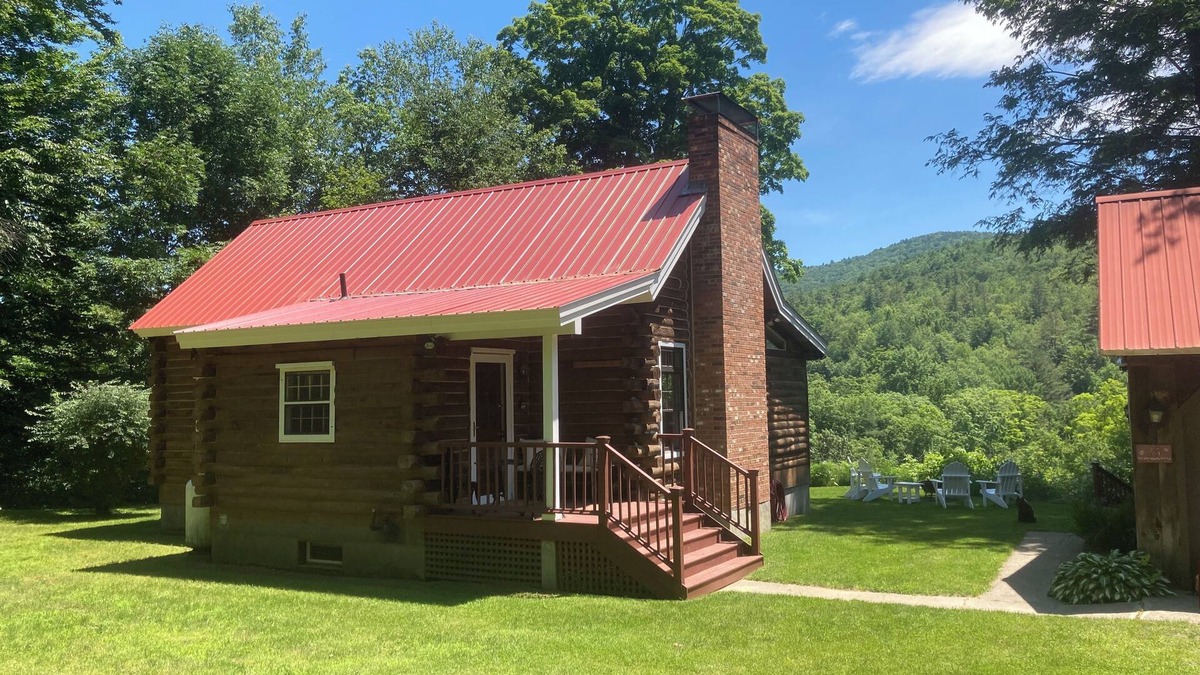 Williamsville Cabin | Log Cabin w/Amazing Views, River Frontage & Hot Tub