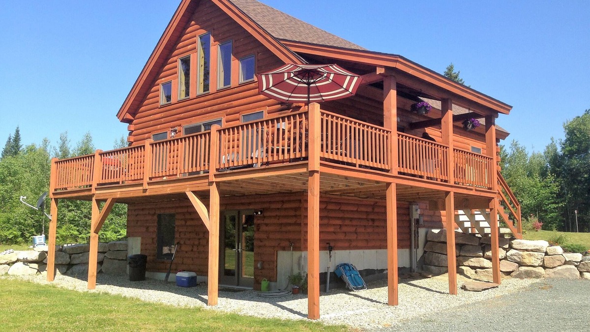 Twin Mountain Cabin | Log Home In Twin Mountain Near Bretton Woods And Cannon Mountain