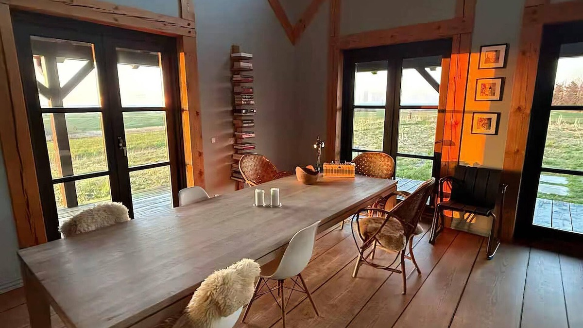 Lemvig House | Log house with views of sea, fjord and Lemvig