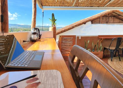 Barichara Apartment | LOLO & Lo- Casa privada con vista, hamaca y ubicación ideal 2 hab y Starlink