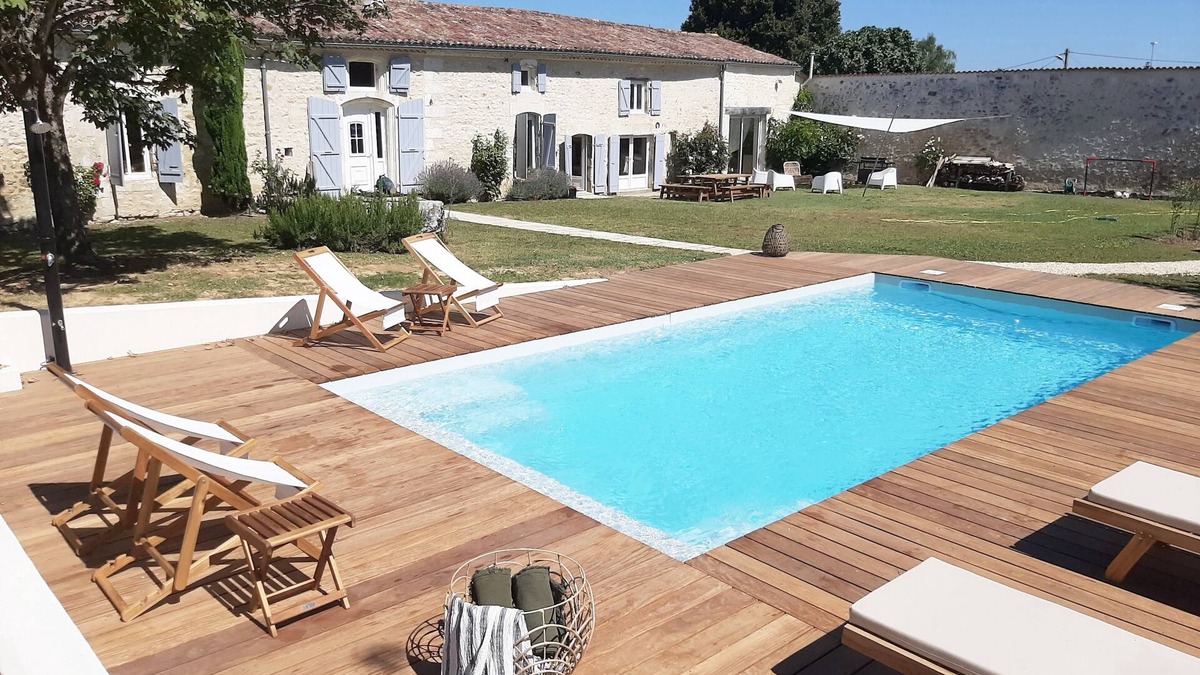 Virollet Villa | Longère Charentaise restored with private heated swimming pool - Classified 5 * -