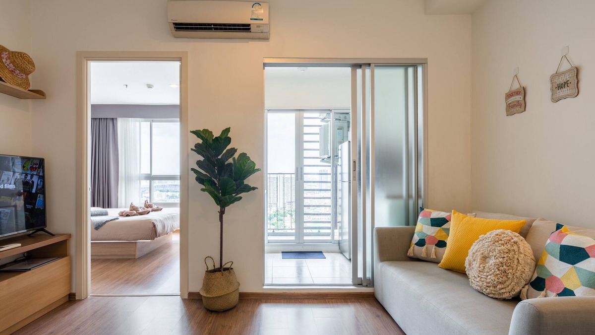 Bang Sue Condo | Long stay room 2min walk to MRT near Chatuchak