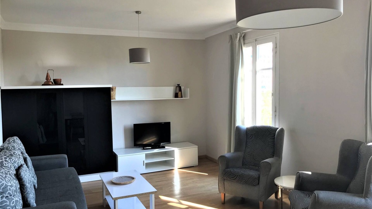 Sant Marti Apartment | LOST GARDEN - Large living room, Special views