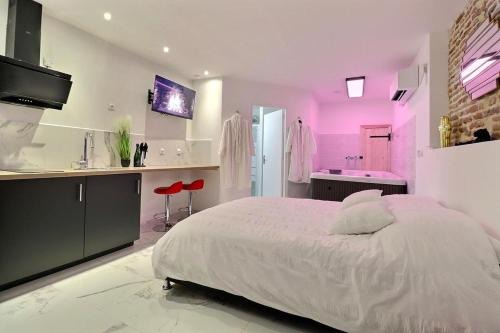 Castelsarrasin Apartment | Love Room avec Jacuzzi Privatif Évasion Romantique à Castelsarrasin
