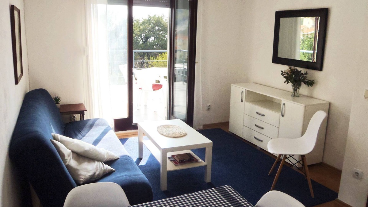 Lazi Condo | Lovely 1BR flat w/panoramic terrace over Budva Bay