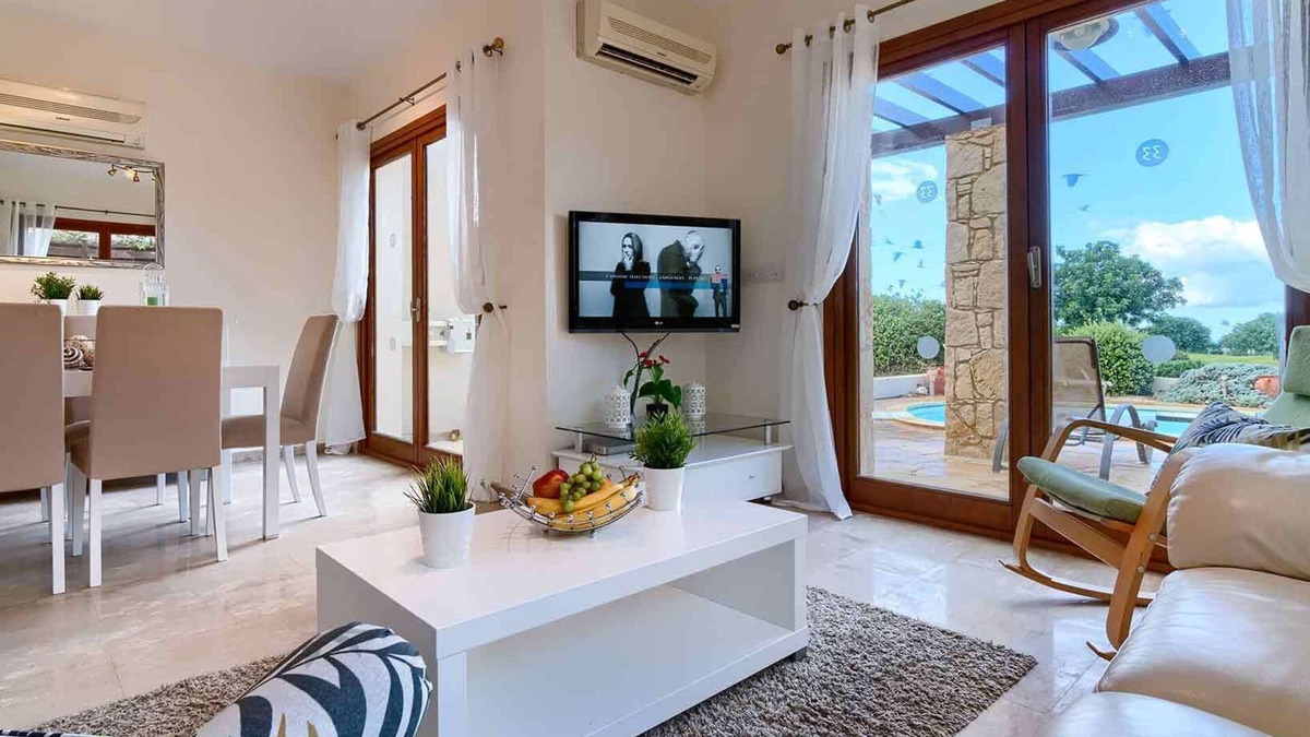 Aphrodite Hills Villa | Lovely 2 bedroom Villa Kornos HG33 with private pool and golf course views, In the heart of Aphrodite Hills, near resort centre