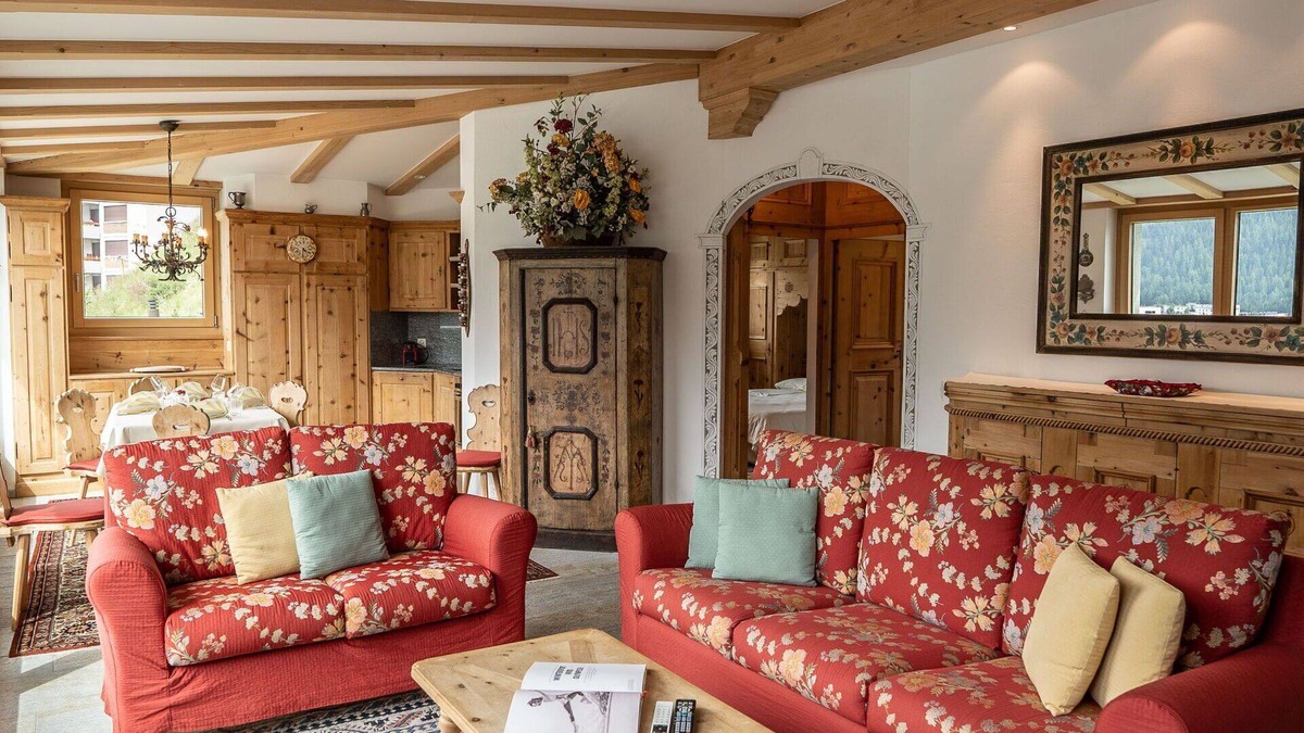 St. Moritz Apartment | Lovely apartment for 4 people with WIFI, TV and terrace