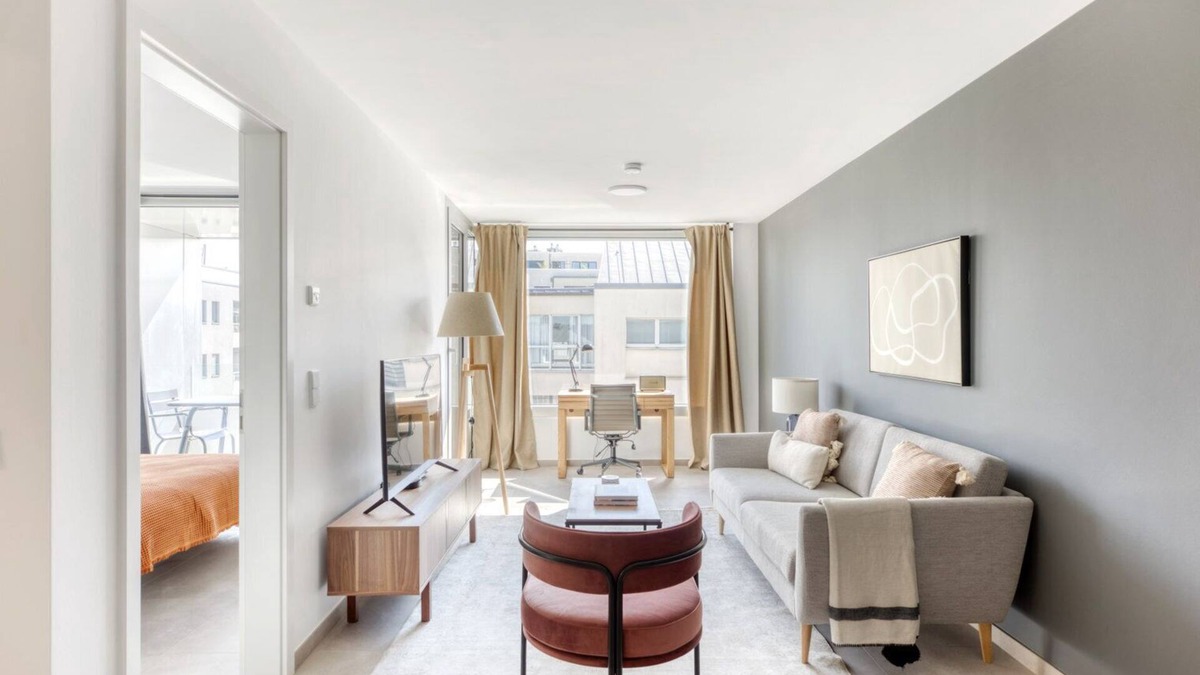 Bonnevoie Apartment | Lovely Bonnevoie 1BR w/Balcony & Elevator, by Blueground