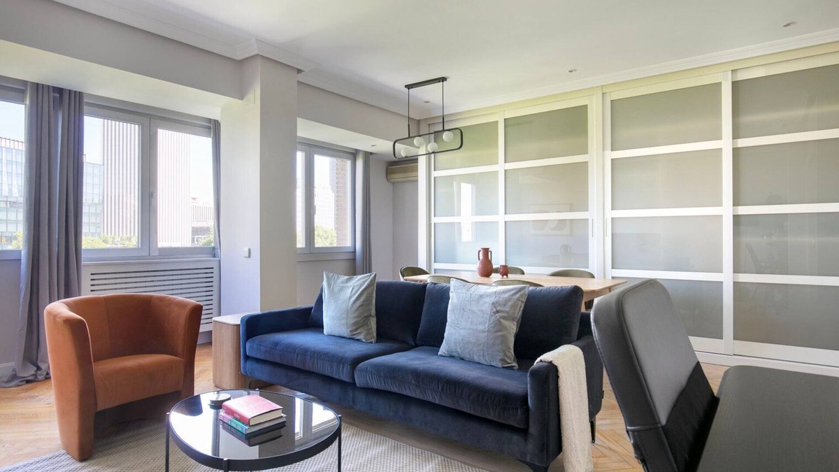 El Viso Apartment | Lovely El Viso 3BR w/Balcony & A/C, near Bernabeu, by Blueground