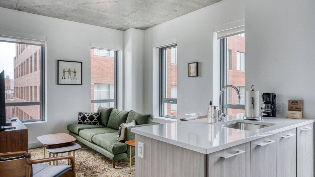 MIT Apartment | Lovely Kendall Square 2BR w/Gym, near Shops & Dining, by Blueground
