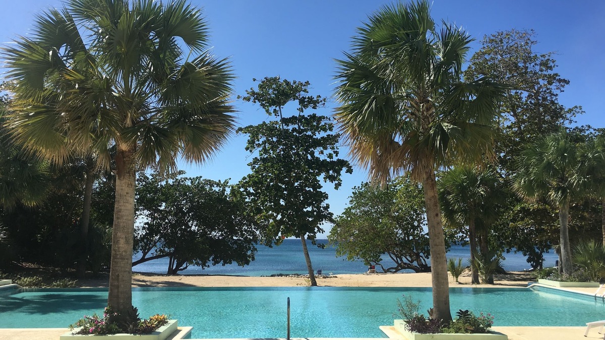 Orange Bay House | Lovely modern home overlooking the Caribbean Sea and only steps from the beach