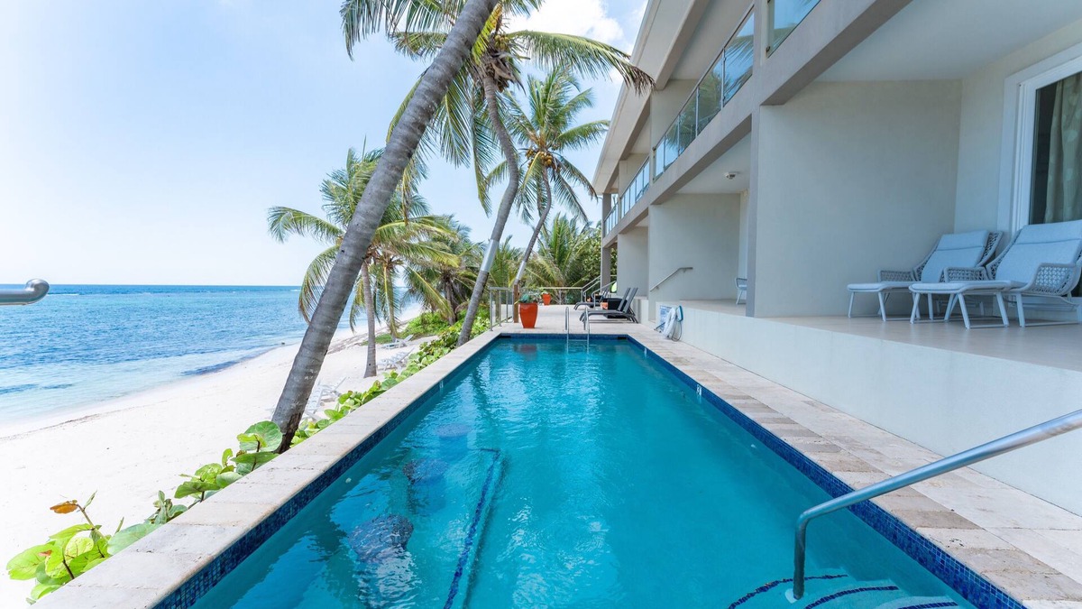 Bodden Town Condo | Lovely Ocean Front Sea Palm Villa #2