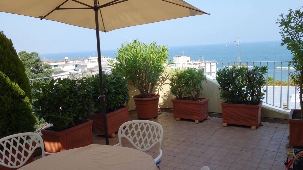 Gabicce Mare Apartment | Lovely PENTHOUSE with large terrace with sea view.