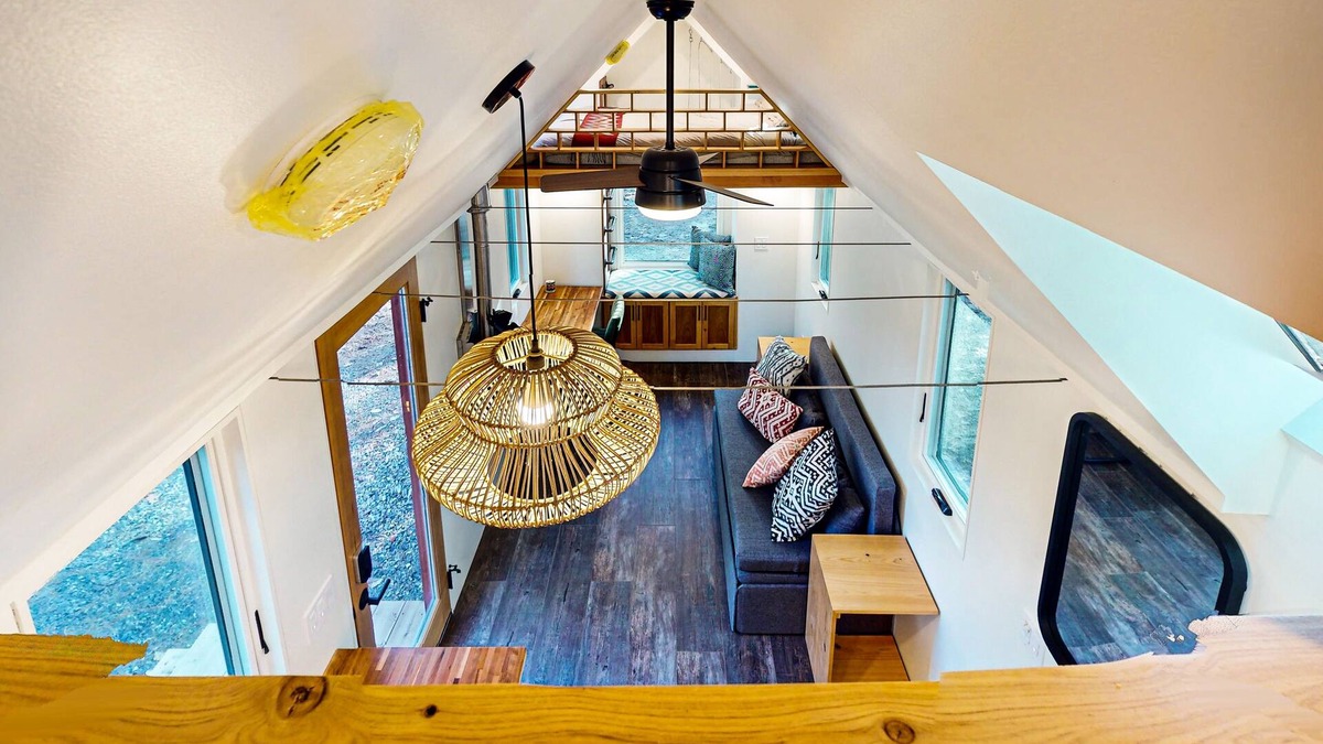 Gardiner Apartment | Lovingly crafted tiny home with wood stove, grill, & serene views