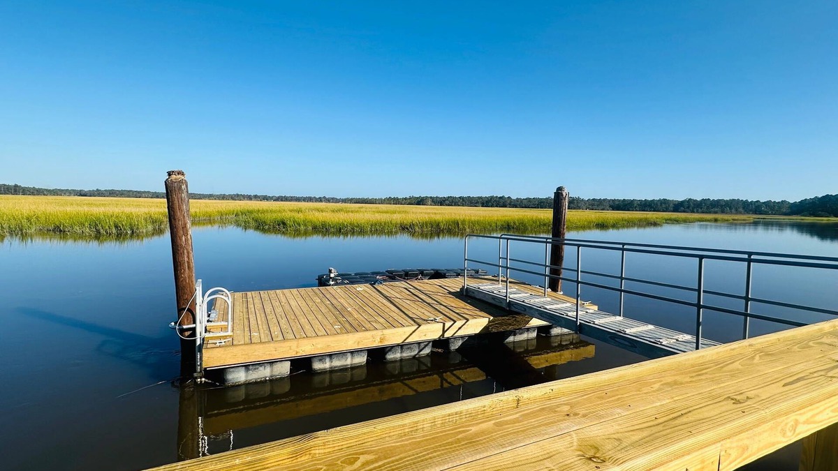 Midway House | Low Country Living-Deep water dock, Gorgeous views