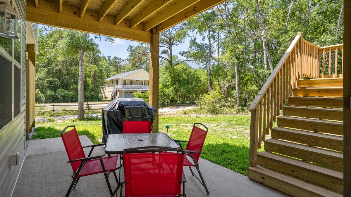 Supply House | Lower-level home with patio, grill, outdoor shower, streaming, central AC