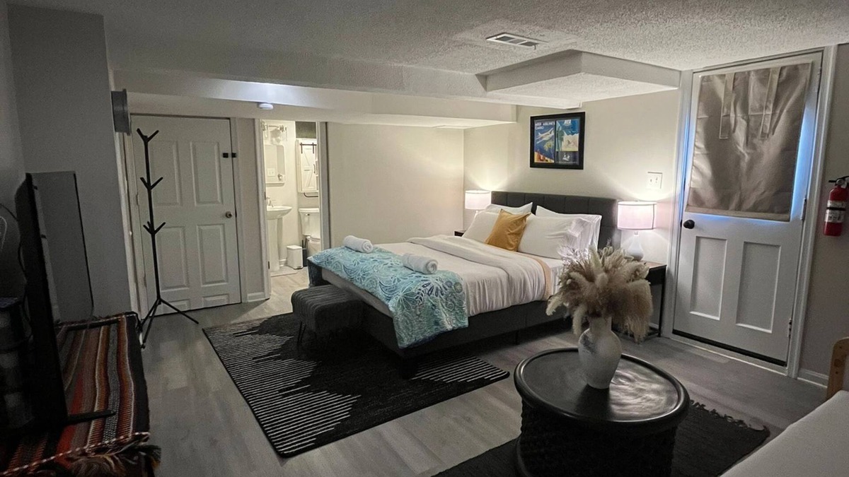 Jefferson Manor Apartment | Lower Level Studio Apartment with Private Entrance