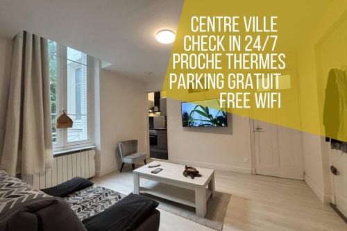 Chatel-Guyon Apartment | Luengoni - 1 chambre - Wifi - Proche Parc Thermal - 2 personnes