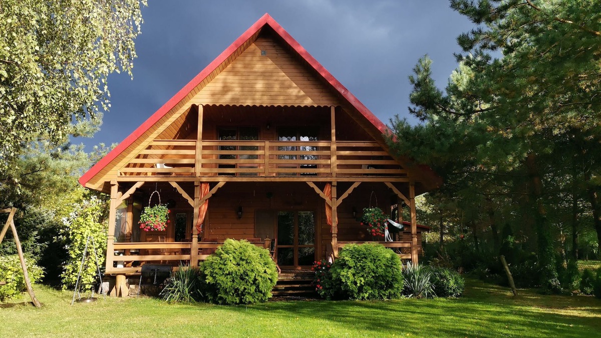 Januszkowo Villa | Luksusowa willa z dużym ogrodem i zadaszonym tarasem., 150 m do jeziora Mielno