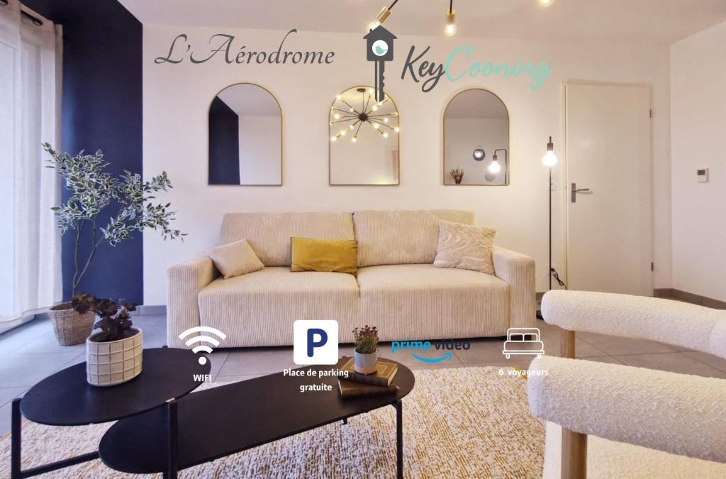 ZAC Andromede Apartment | Luminea - Apt T3 avec parking souterrain - Aéroport Blagnac, MEET et tram