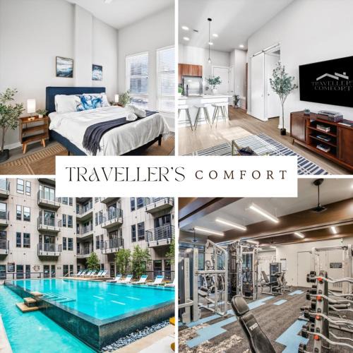 Fort Worth Apartment | Lux Downtown Fort Worth Retreat, Resort Style Pool, Gym and Parking