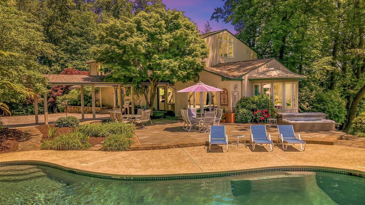 Valley Forge Villa | Lux Escape w/Pool, Hot Tub & Sprawling Great Room - Built for XL Groups!