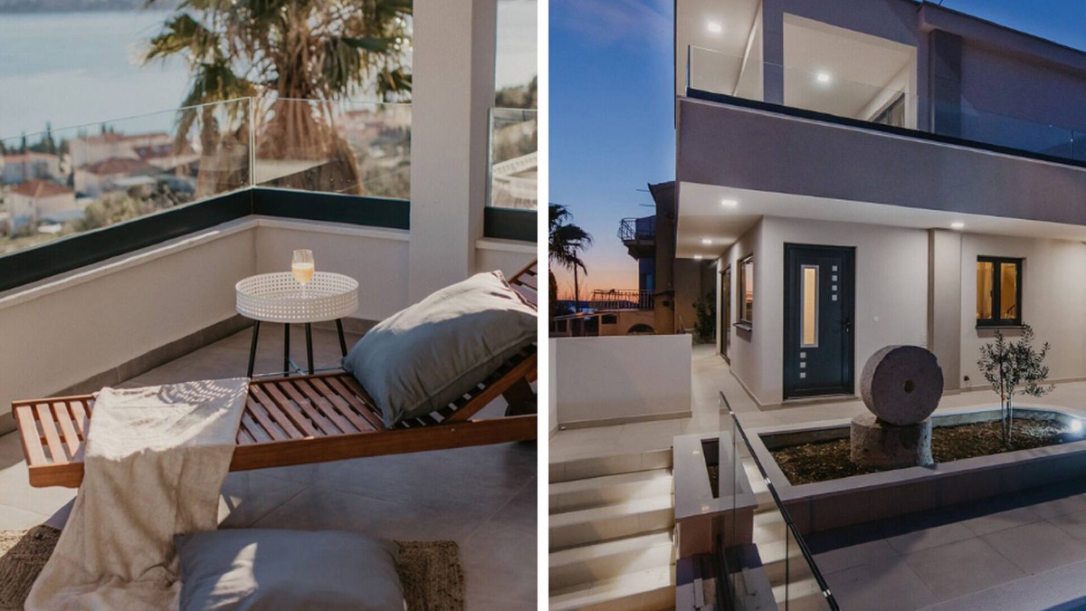 Seget Donji Villa | Lux Villa Core with amazing view and heated pool