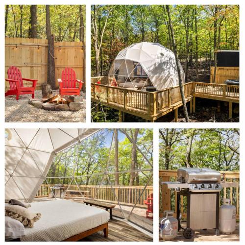 Capon Bridge House | Luxe 2 Bed Dome w Hot Tub Deck Fire Pit & Bath