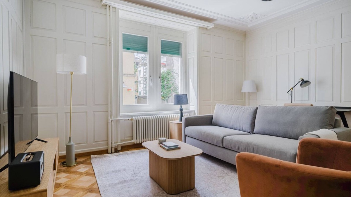 Enge Apartment | Luxe Enge 2BR w/Shared W/D, near Local Market & Old Town, by Blueground