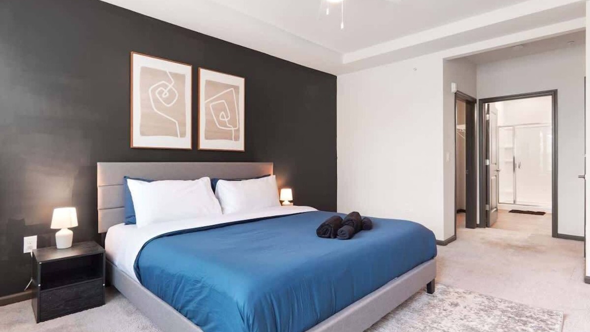 North Raleigh Apartment | Luxe King 3 Bedroom Suite North Raleigh!