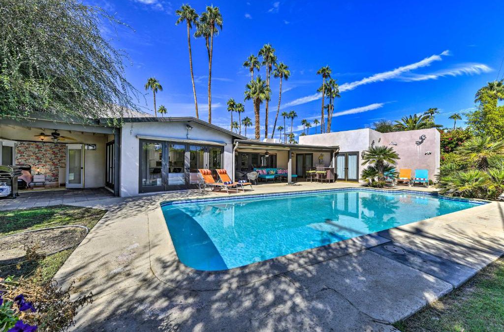 Deep Well Ranch House | Luxe Palm Springs Home with Backyard Oasis!