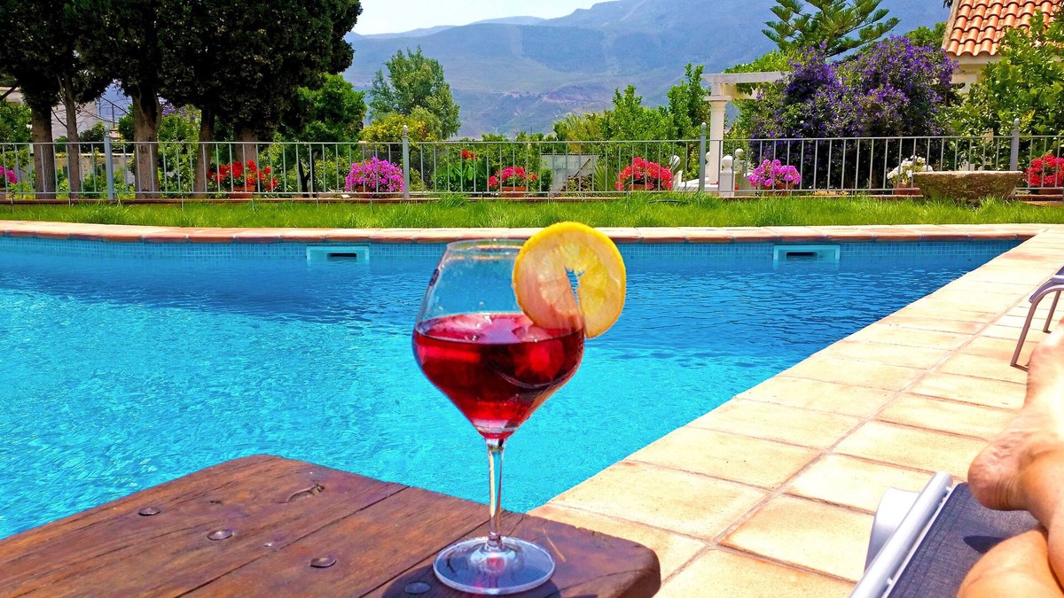 Orgiva Cottage | Luxurious 19th Century Villa with Orange Fountains Gardens and Private Pool