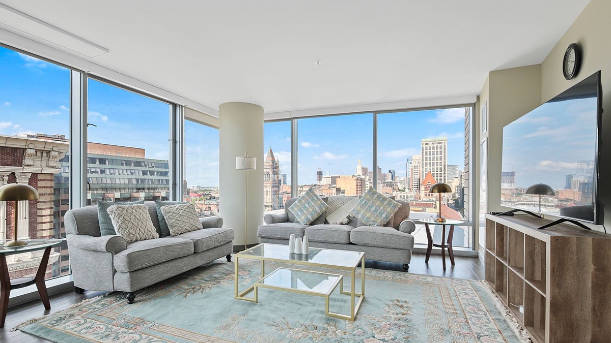 Back Bay East Apartment | Luxurious 2BR 2BA Back bay heart with amazing view