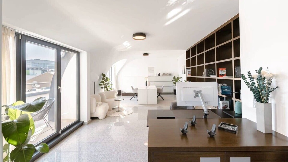 Gare Apartment | Luxurious 2BR Penthouse: Gym, Parking & Views
