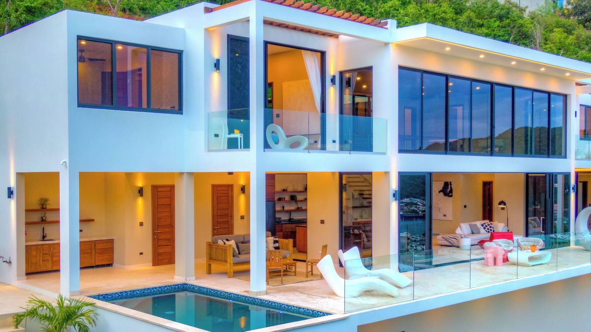 Great Mountain Villa | Luxurious 4-bed, 4-bath villa with pool and spectacular marina and ocean views