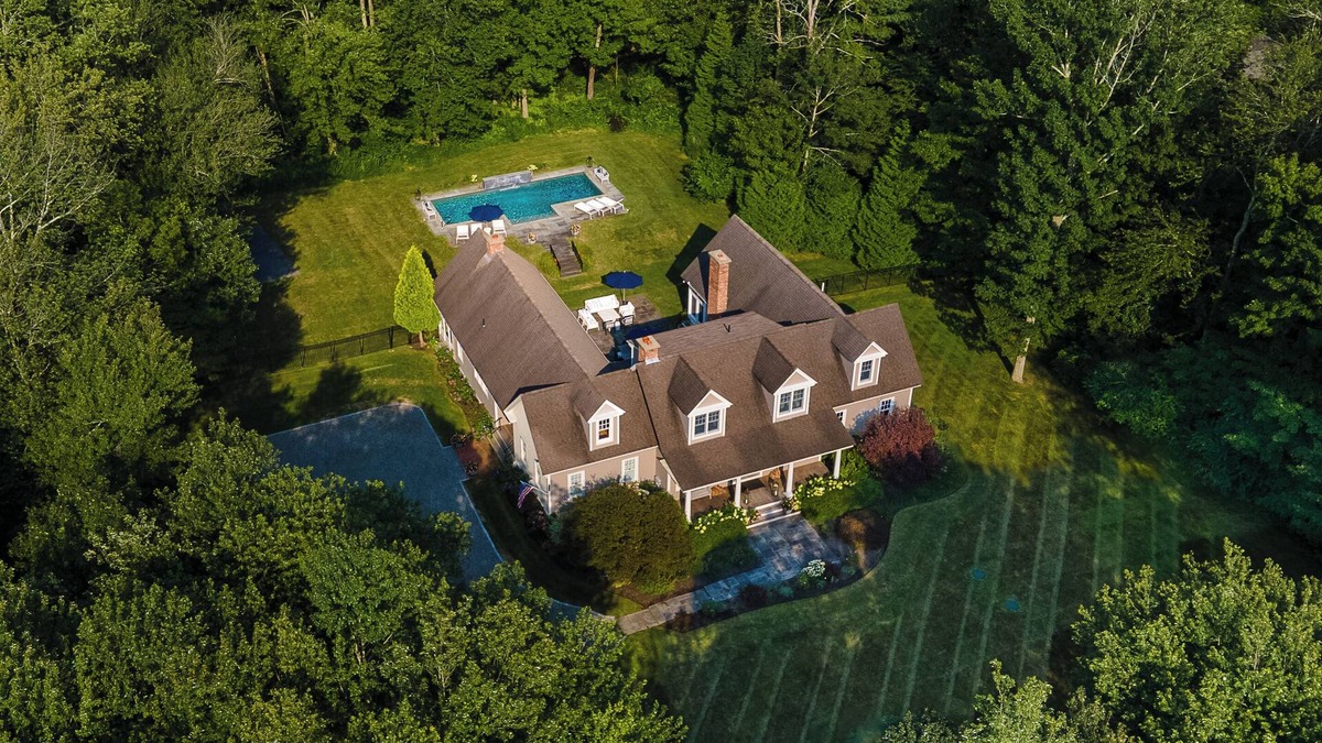 Woodstock House | Luxurious 5-BR home in peaceful 3+-acre setting with heated, salt-water pool!